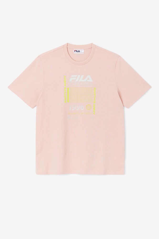 Fila T-Shirt Mens Coral Kosala - Ireland 43097-WQEM